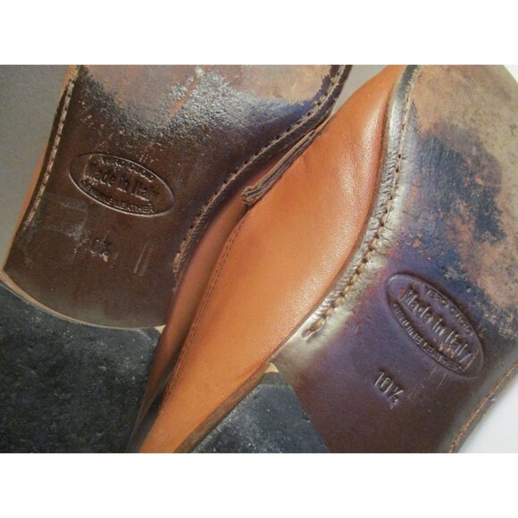 *Mercanti Fiorentini Mens Brown Loafers Leather Slip-On Horsebit - Size 10.5M main image 13